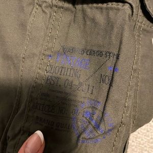 A Vintage Fit AVF khaki cargo pants